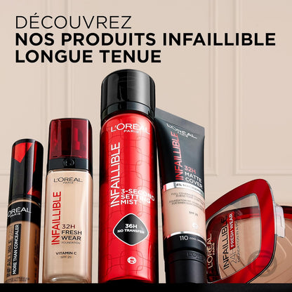 L'Oréal Paris Fond de Teint Poudre Longue Tenue - Waterproof - Infaillible 24H Fresh Wear 9 g