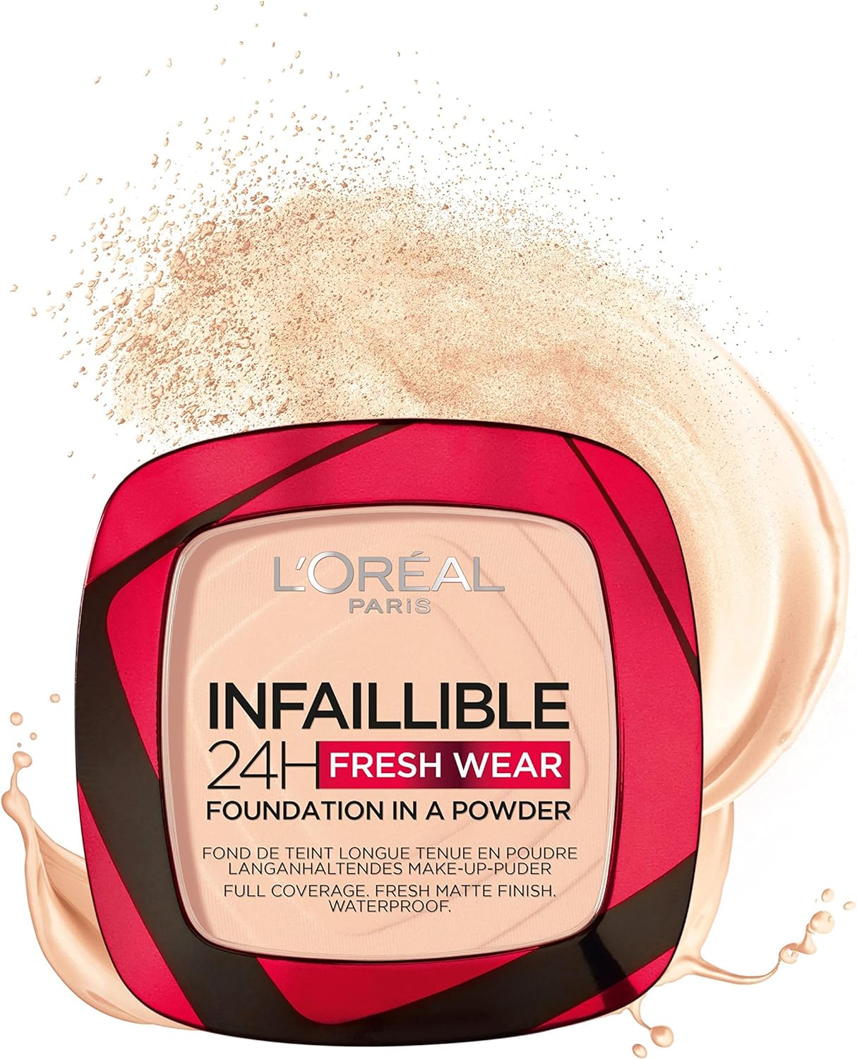 L'Oréal Paris Fond de Teint Poudre Longue Tenue - Waterproof - Infaillible 24H Fresh Wear 9 g